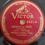 Richard Crooks (2) : Manon / Jocelyn (Shellac, 12")