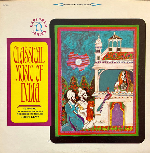 John Levy (2) : Classical Music Of India (LP, RE)