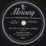 Frankie Laine : Black Lace / The Cry Of The Wild Goose (10")
