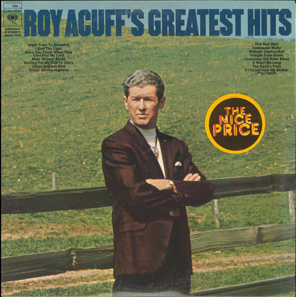 Roy Acuff : Roy Acuff's Greatest Hits (LP, Comp, RE, Ter)