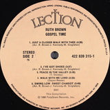Ruth Brown : Gospel Time (LP, Album, RE, RM)