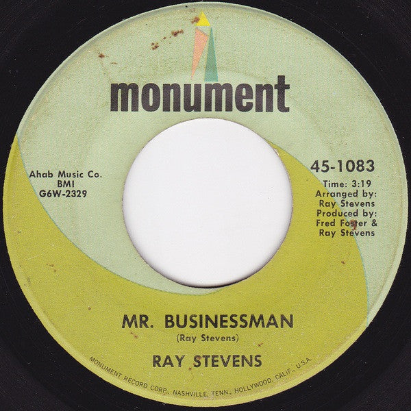 Ray Stevens : Mr. Businessman (7", Single)