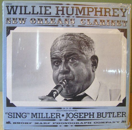 Willie Humphrey : New Orleans Clarinet (LP)