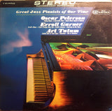 Oscar Peterson / Erroll Garner / Art Tatum : Great Jazz Pianists (LP, Comp)