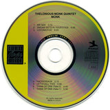 Thelonious Monk With Sonny Rollins And Frank Foster : Monk (CD, Comp, RE, RM)