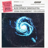 Richard Strauss - Herbert von Karajan Conducting Wiener Philharmoniker : Also Sprach Zarathustra (LP, Album, RE, RP)