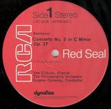 Ludwig van Beethoven - Van Cliburn, The Philadelphia Orchestra, Eugene Ormandy : Piano Concerto No. 3 (LP)