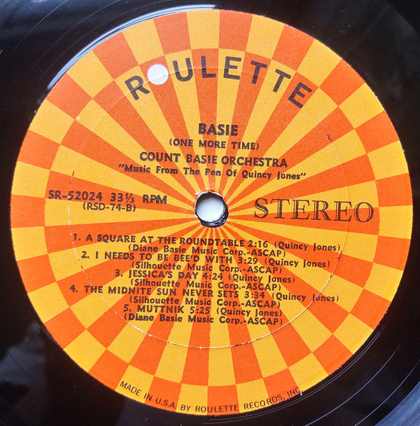 Count Basie Orchestra : Basie (One More Time) (LP, Album, RE)