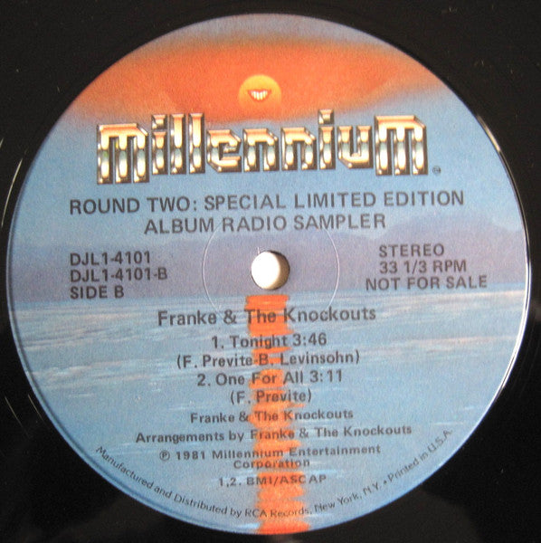 Franke & The Knockouts : Special Limited Edition AOR Sampler (12", Promo, Smplr)