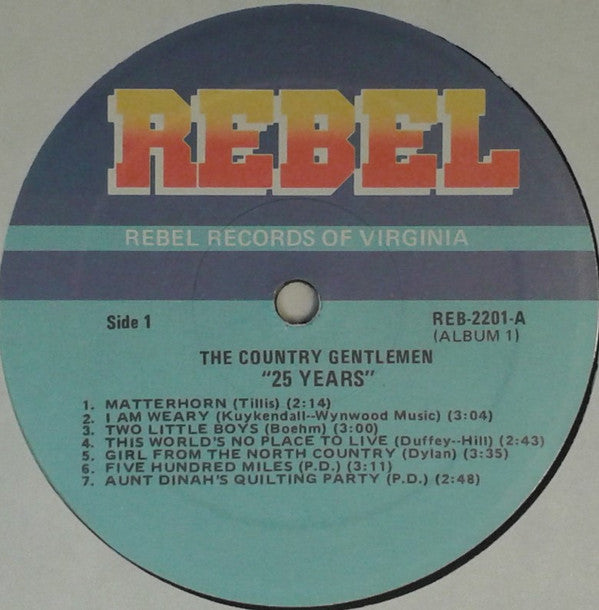 The Country Gentlemen : 25 Years (2xLP, Comp)