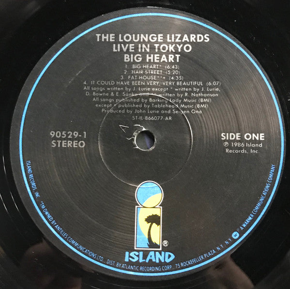 Lounge Lizards : Live In Tokyo - Big Heart (LP, Album)