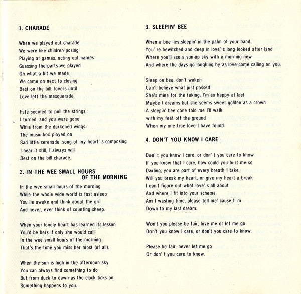 Johnny Hartman : I Just Dropped By To Say Hello (CD, Album, RE)