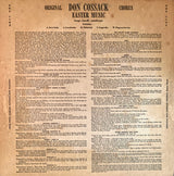 Don Kosaken Chor Serge Jaroff, Serge Jaroff : Russian Easter Music (LP, Album)