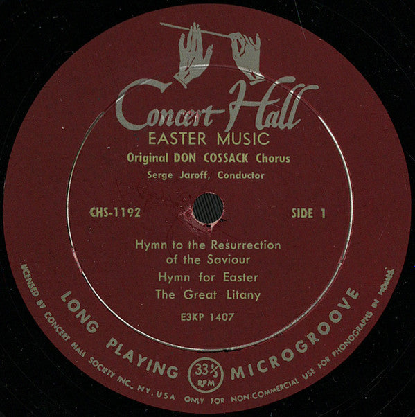 Don Kosaken Chor Serge Jaroff, Serge Jaroff : Russian Easter Music (LP, Album)