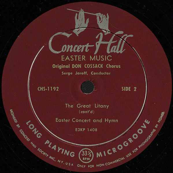 Don Kosaken Chor Serge Jaroff, Serge Jaroff : Russian Easter Music (LP, Album)