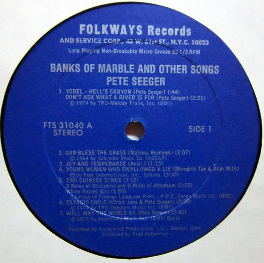 Pete Seeger : Banks Of Marble (LP, Album)