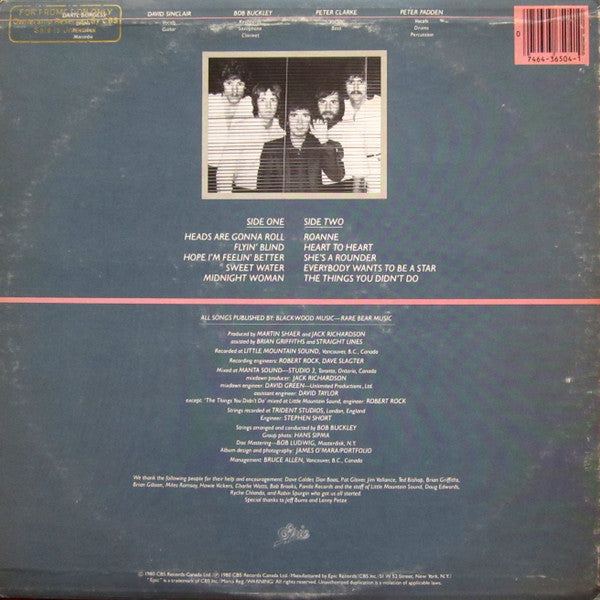 Straight Lines : Straight Lines (LP, Album, Promo, San)
