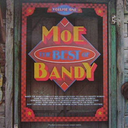 Moe Bandy : The Best Of Moe Bandy, Volume I (LP, Comp, Ter)