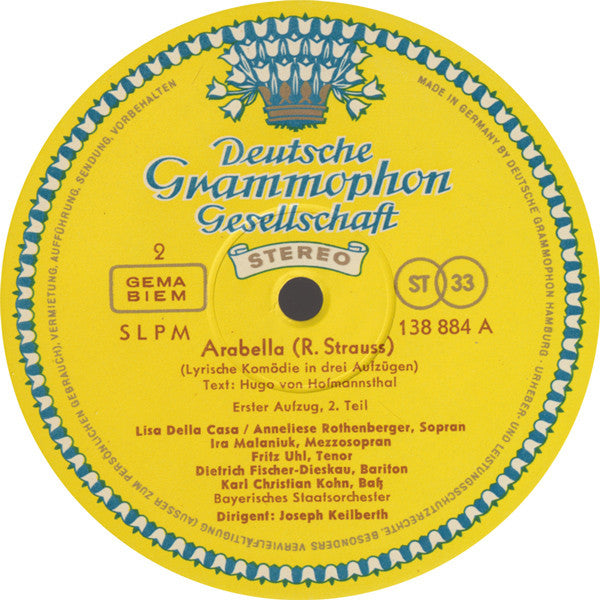 Richard Strauss - Lisa Della Casa, Anneliese Rothenberger, Dietrich Fischer-Dieskau, Joseph Keilberth : Arabella (3xLP + Box)