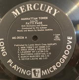 Patti Page : Manhattan Tower (LP, Album, Mono)
