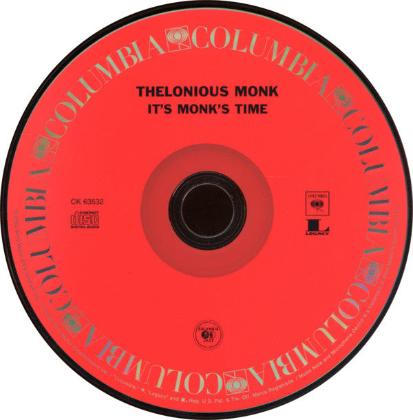 Thelonious Monk : It's Monk's Time (CD, Album, RE)