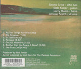 Sonny Criss : Out Of Nowhere (CD, Album, Club, RE)