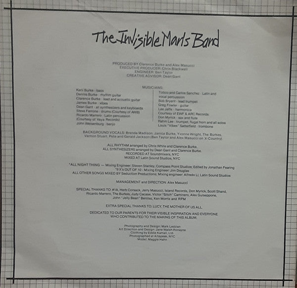 Invisible Man's Band : The Invisible Man's Band (LP, Album)
