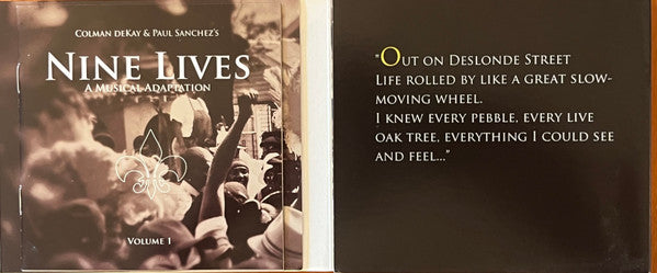 Colman DeKay and Paul Sanchez : Nine Lives A Musical Adaptation Volume 1 (CD, Album)