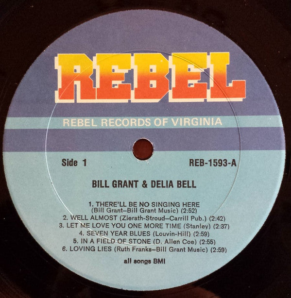 Bill Grant (2) & Delia Bell : Bill Grant & Delia Bell (LP, Album)