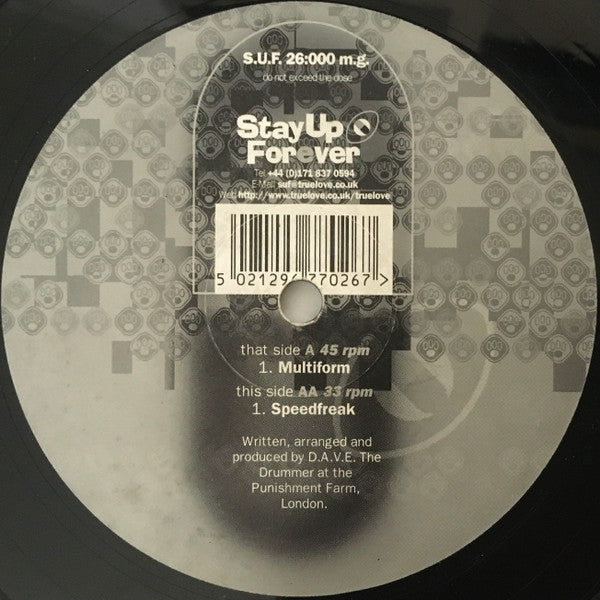 Secret Hero : Multiform / Speedfreak (12")