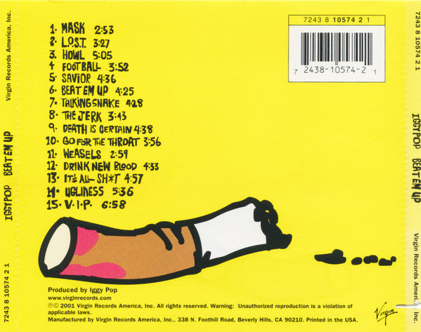 Iggy Pop : Beat Em Up (CD, Album)