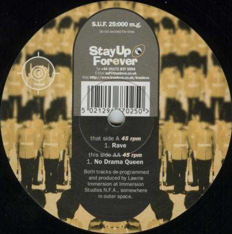 Lawrie Immersion : Rave / No Drama Queen (12")