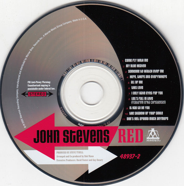 John Stevens (15) : Red (CD, Album)