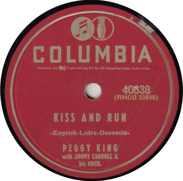 Peggy King With Jimmy Carroll And His Orchestra & Jimmy Carroll And His Chorus : Angel Pie (Postillon!) (10")
