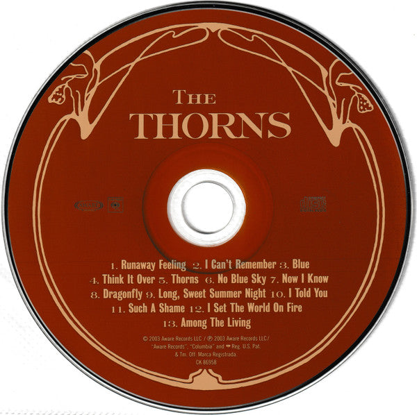 The Thorns : The Thorns (2xCD, Album, Enh, RE)