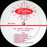Ed McCurdy : Sin Songs (Pro/Con) (LP, Album, RE)