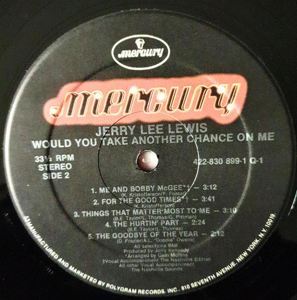 Jerry Lee Lewis : Would You Take Another Chance On Me? (LP, Album, RE, Hau)