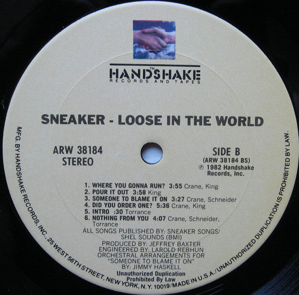 Sneaker : Loose In The World (LP, Album)
