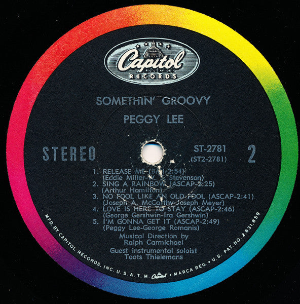 Peggy Lee : Somethin' Groovy (LP, Album)