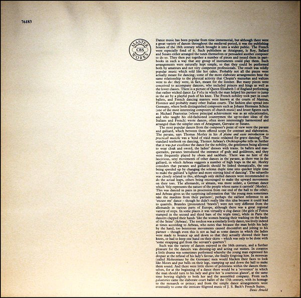 Jean-Claude Malgoire, La Grande Ecurie Et La Chambre Du Roy, Florilegium Musicum De Paris : 16th Century Dances From Court And Village / Tanzmusik Der Renaissance (LP, Album, Gat)