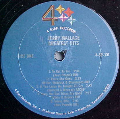 Jerry Wallace : The Golden Hits Of Jerry Wallace (LP, Comp)