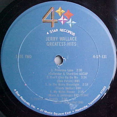 Jerry Wallace : The Golden Hits Of Jerry Wallace (LP, Comp)