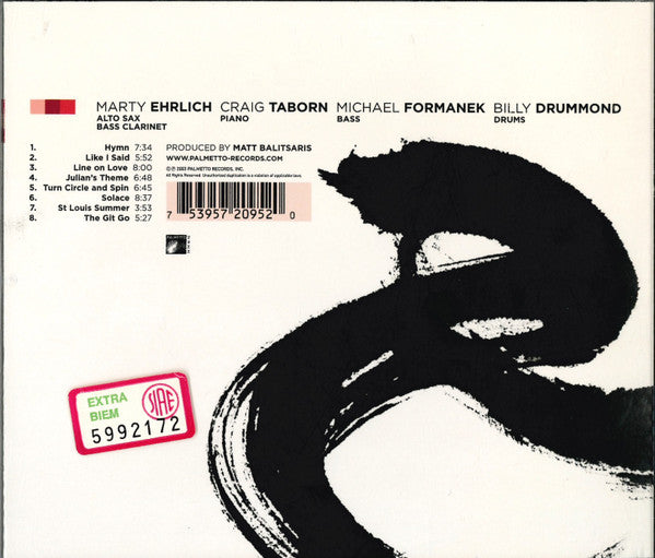 Marty Ehrlich : Line On Love (CD, Album)