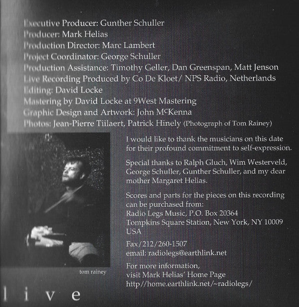 Mark Helias : Fictionary (CD, Album)