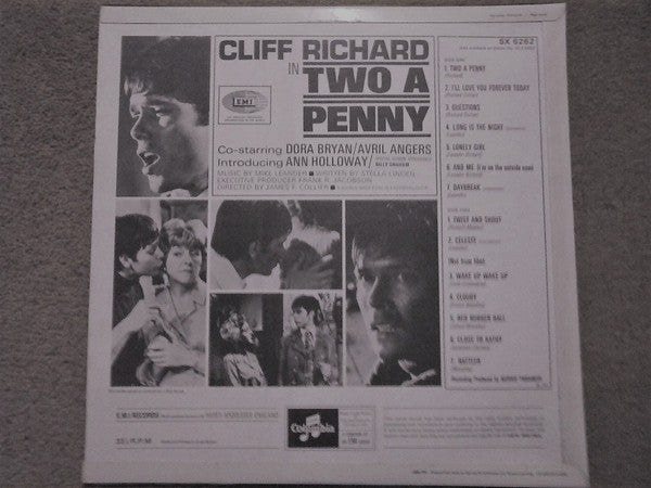 Cliff Richard : Two A Penny (LP, Album, Mono, Blu)