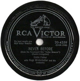 Eddie Fisher With Hugo Winterhalter Orchestra : Any Time / Never Before (Shellac, 10")