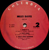 Miles Davis : Decoy (LP, Album, RE, Gat)