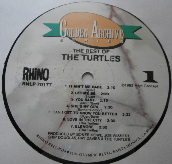 The Turtles : The Best Of The Turtles (LP, Comp, All)