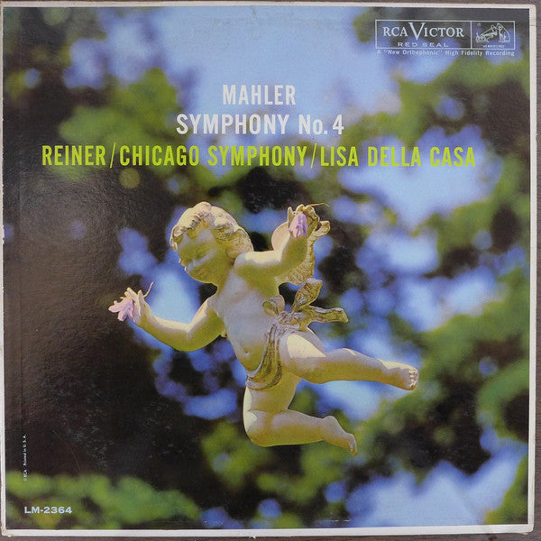 Gustav Mahler – Fritz Reiner / Chicago Symphony Orchestra : Symphony No. 4 (LP, Mono)