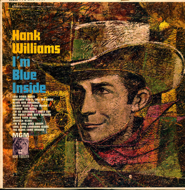 Hank Williams : I'm Blue Inside (LP, Comp, Mono)